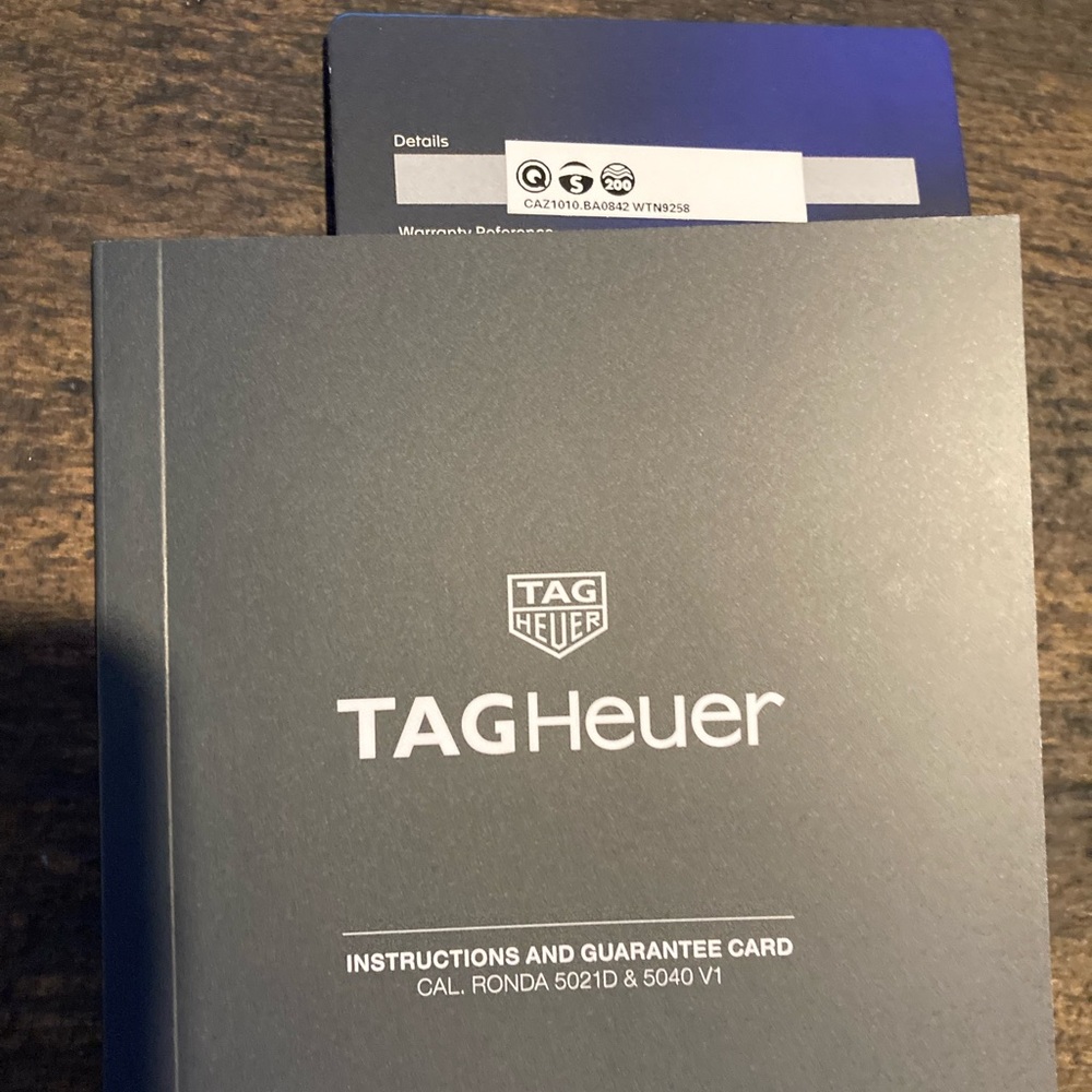 New unused authentic with warranty card Tag Heur Formula 1 chronograph watch - Picture 6 of 17